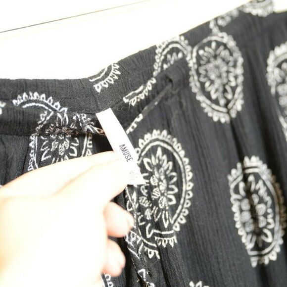 AMUSE SOCIETY SHORTS DESERT SUNRISE BLACK PRINT - Picture 9 of 9